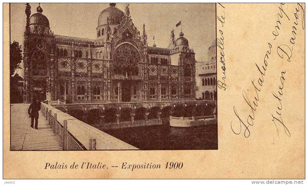 Cpa Exposition 1900( Palais De L'italie) Paris 1924 - Expositions