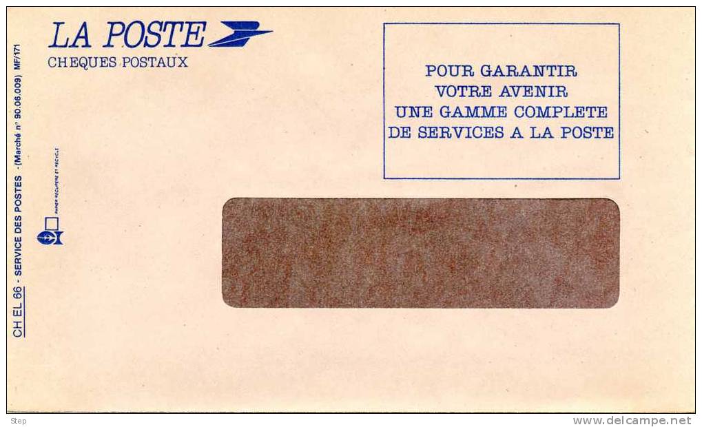 ENVELOPPE CCP 1990 : PUBLICITE Centenaire De CHARLES DE GAULLE - De Gaulle (Général)