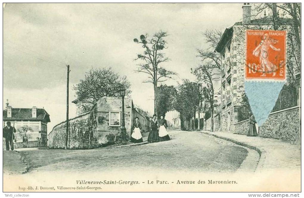 VILLENEUVE-SAINT-GEORGES - Avenue Des Maronniers - Villeneuve Saint Georges