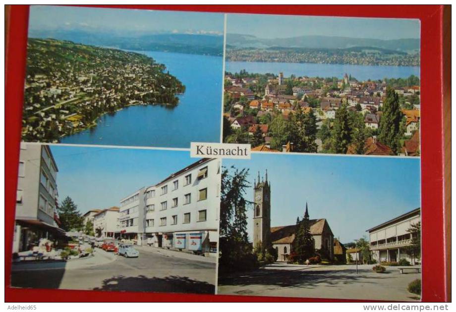 Küsnacht Mehrbild Oberwachtstrasse, Protestantische Kirche Und Kirchgemeindehaus 1978 - Küsnacht