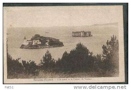 29 - Carantec : L' Ile Louët Et Le Château Du Taureau - Carantec