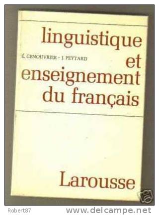 Linguistique Et Enseignement Du Français - 18 Ans Et Plus