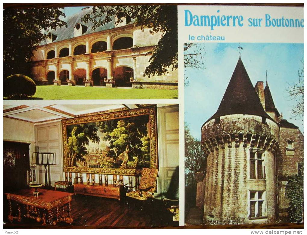 17 - DAMPIERRE-sur-BOUTONNE - Le Château - Multivues. - Dampierre-sur-Boutonne
