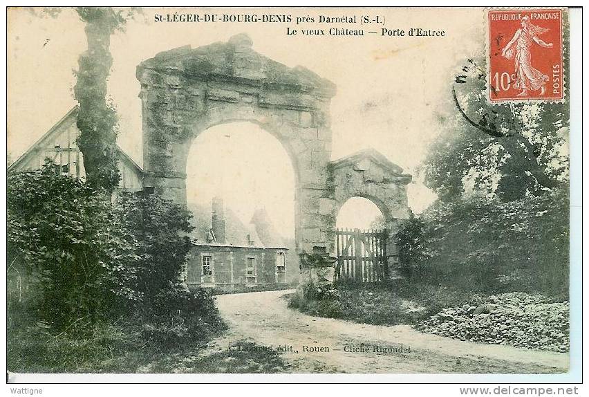 St-LEGER-DU-BOURG-DENIS  /  DARNETAL Près ROUEN- LE VIEUX CHATEAU-  N°1063 - Darnétal