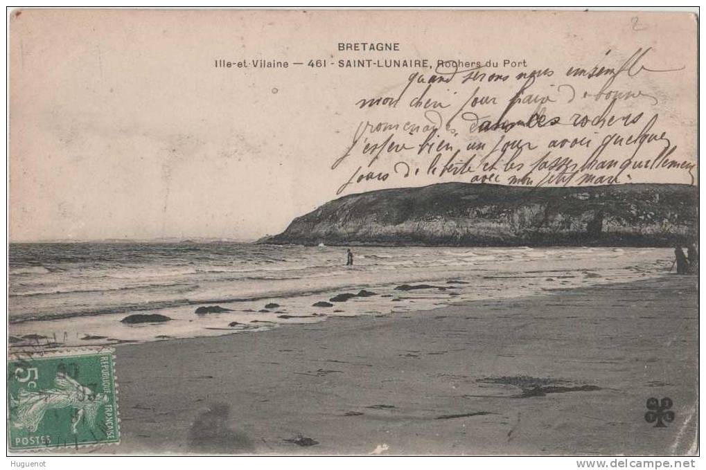 D - CARTE POSTALE -35 - ST LUNAIRE - ROCHERS DU PORT - - Saint-Lunaire