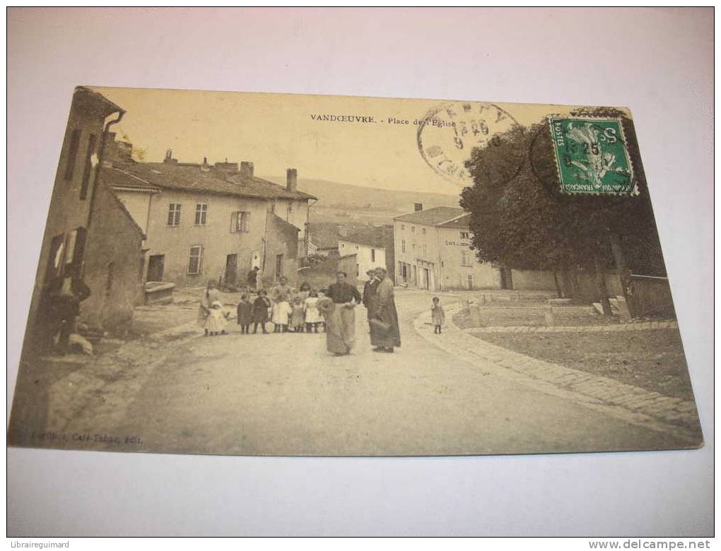 1cdf - CPA  - VANDOEUVRE - PLACE DE L'EGLISE - [54] Meurthe Et Moselle - Vandoeuvre Les Nancy