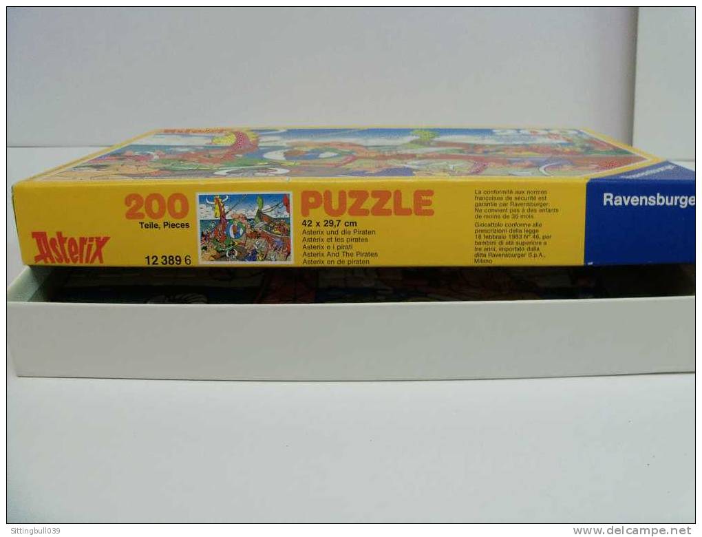 ASTERIX. PUZZLE DE 200 PIÈCES. ASTERIX ET LES PIRATES. EDITION ALLEMANDE. 1988 LES ED. ALBERT RENE / GOSCINNY - UDERZO. - Puzzles