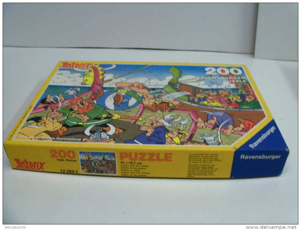 ASTERIX. PUZZLE DE 200 PIÈCES. ASTERIX ET LES PIRATES. EDITION ALLEMANDE. 1988 LES ED. ALBERT RENE / GOSCINNY - UDERZO. - Puzzles