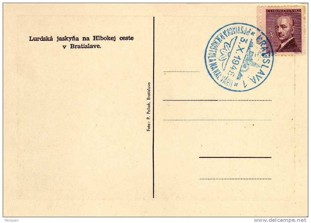 Tarjeta BRATISLAVA (Checoslovaquia) 1948 - Briefe U. Dokumente