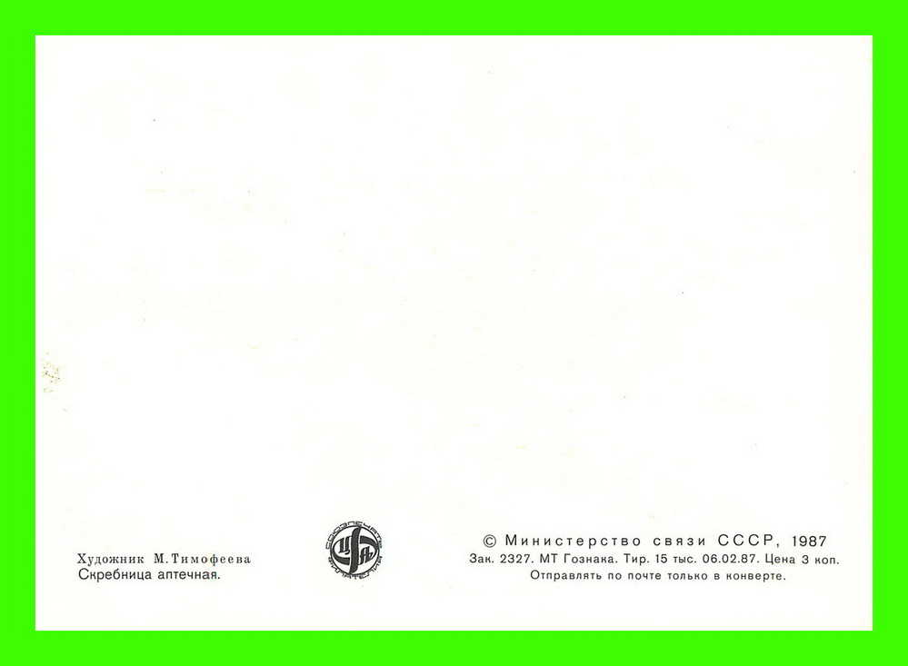 CARTES MAXIMUM - FLEURS, ARBRES, PLANTES - RUSSIE - CCCP - 1987 - - Maximum Cards