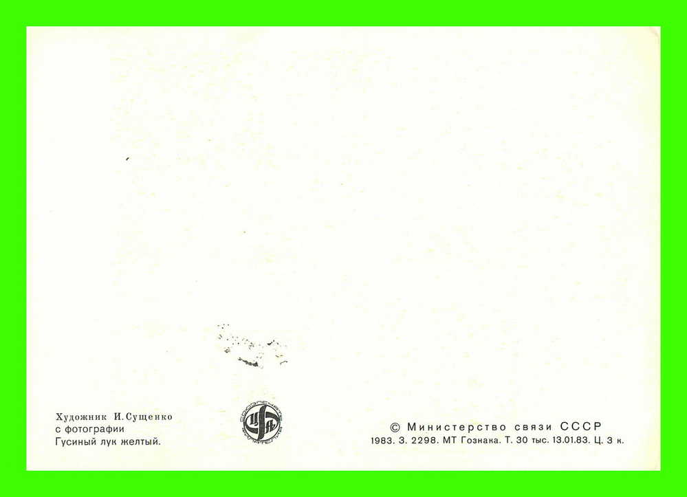 CARTES MAXIMUM - FLEURS, ARBRES, PLANTES - RUSSIE - CCCP - 1983 - - Maximumkaarten