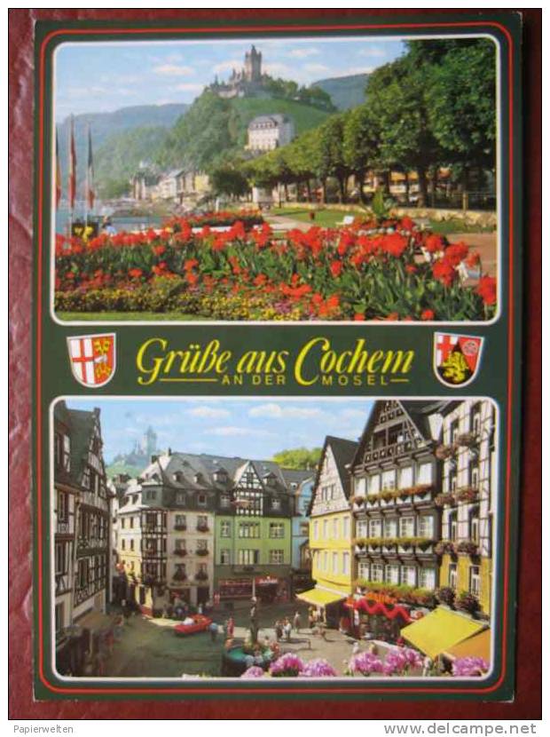 Cochem - Zweibildkarte - Cochem