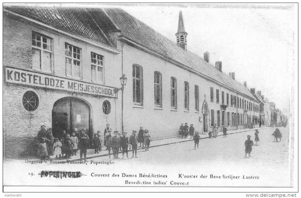 Poperinge Poperinghe Ed. Sansen Vanneste Kostelooze Meisjesschool Klooster Der Bedictijner Zusters, Bénédictines - Poperinge