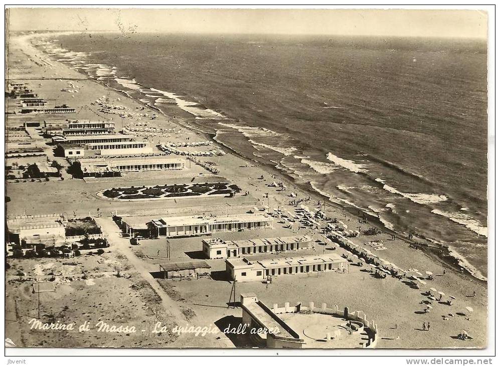 Marina Di Massa  (MASSA) - La Spiaggia Dall'aereo - Carrara