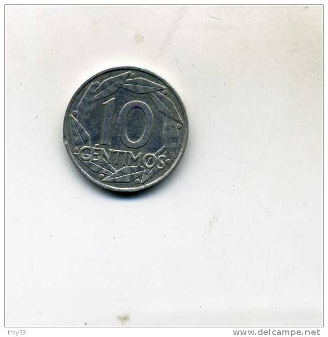 - MONNAIE ESPAGNE 1949... 10 CENTIMOS 1959 - 10 Céntimos