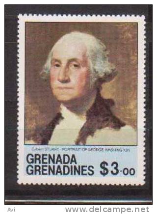 Grenada Grenadines. $3.00 George Washington. UMM - George Washington