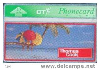 # UK_BT BTA55 Thomas Cook 40 Landis&gyr 07.93  Tres Bon Etat - BT Edición Publicitaria