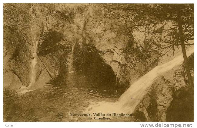 CP De NONCEVEUX " Vallée Du Ninglinspo - La Chaudière " Avec Griffe De RIVAGE. - Griffes Linéaires