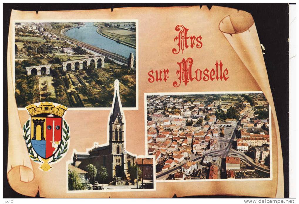 ARS Sur MOSELLE  Les Arches Romaines L´église Vue Générale - Ars Sur Moselle