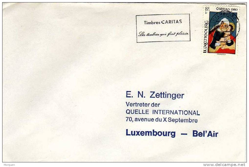 Carta LUXEMBURGO 1981. Timbres Caritas - Storia Postale