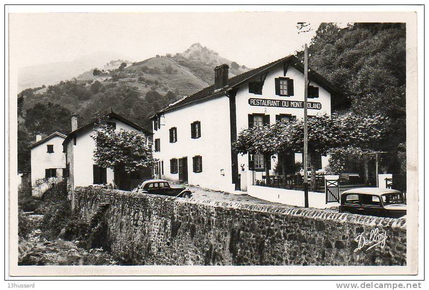 Carte Postale Itxassou - Restaurant Du Mont Roland - Guethary
