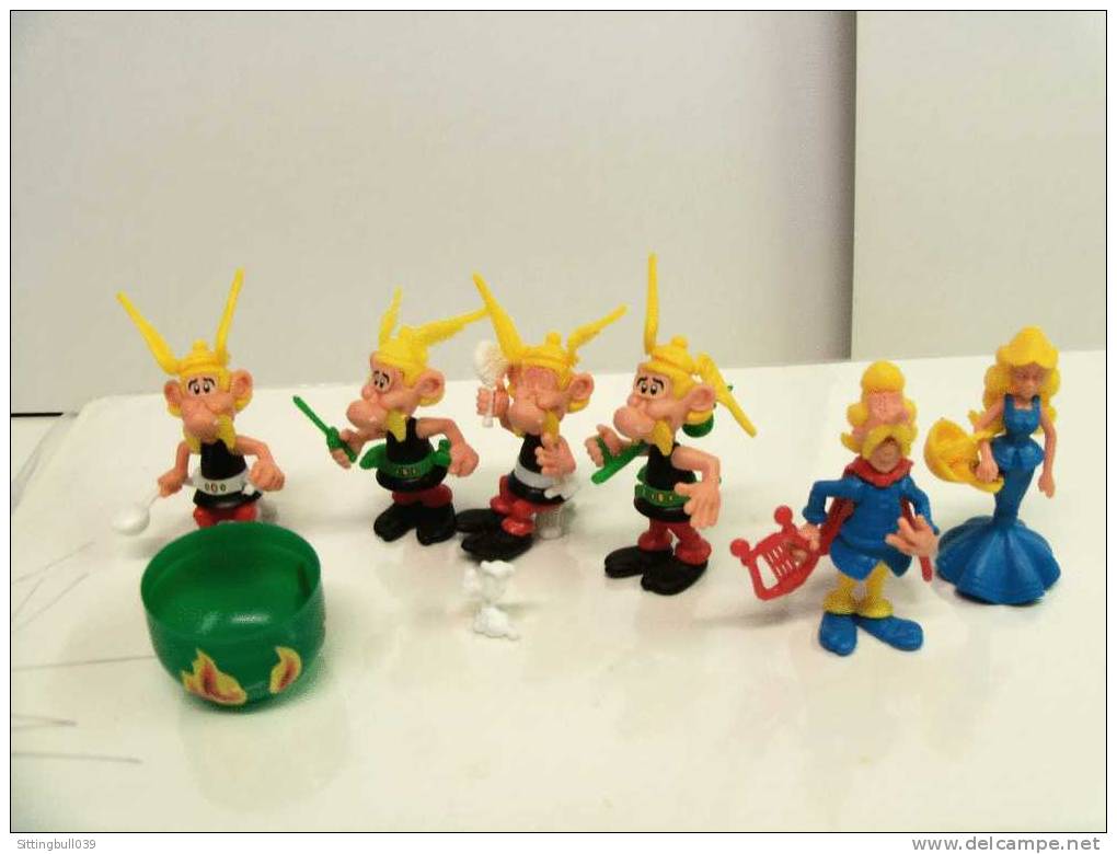 ASTERIX. 16 FIGURINES ASTERIX MONTABLES KINDER SURPRISE. RARE SERIE COMPLÈTE FRANCAISE ET ALLEMANDE. 1990 - Figurines En Plástico