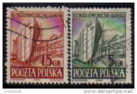 POLAND   Scott #  560-1  VF USED - Used Stamps
