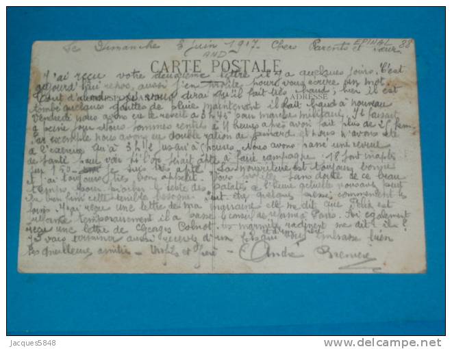 88) épinal - Porte Bonheur - N° 1057 ( Tréfle à Quatre Feuilles ) - Année 1917 - EDIT - Kopf - Epinal