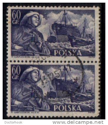 POLAND   Scott #  723  VF USED Pair - Used Stamps