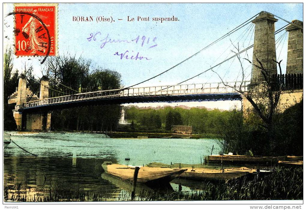 Le Pont Suspendu - Boran-sur-Oise