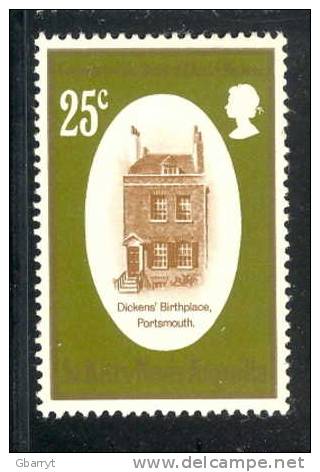 St. Kitts Nevis Scott # 223 - 226 MNH VF Complete Dickens. Author   (G 89) - San Cristóbal Y Nieves - Anguilla (...-1980)
