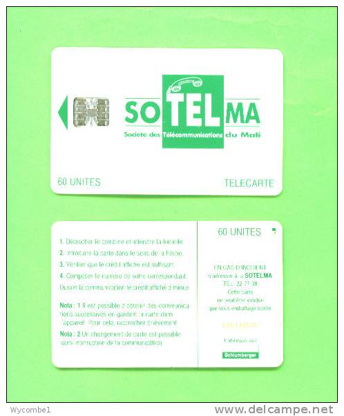 MALI - Chip Phonecard/Sotelma 60 Units - Malí