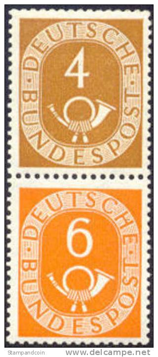 Germany 671/673 Mint Never Hinged Se-tenant Pair - Se-Tenant