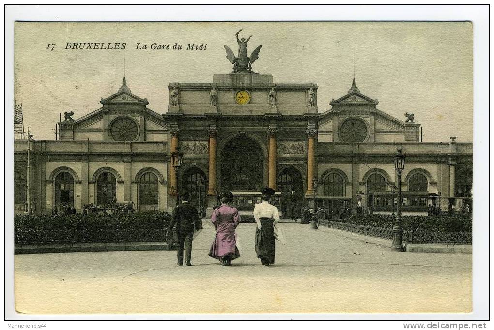 Bruxelles - La Gare Du Midi - Chemins De Fer, Gares