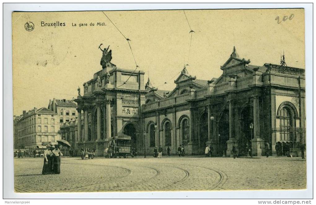 Bruxelles - La Gare Du Midi - Spoorwegen, Stations