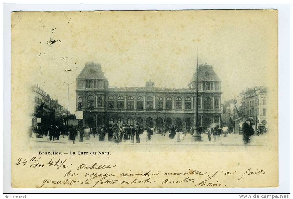 Bruxelles - La Gare Du Nord - Chemins De Fer, Gares