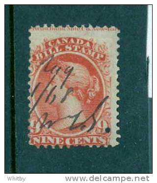 1865 9 Cent Bill Stamp Issue #FB26 - Fiscaux