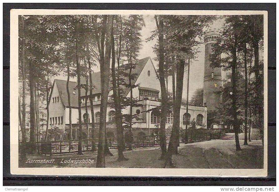 TOP!! DARMSTADT * LUDWIGSHÖHE * FELDPOSTKARTE * 1916 *!! - Darmstadt