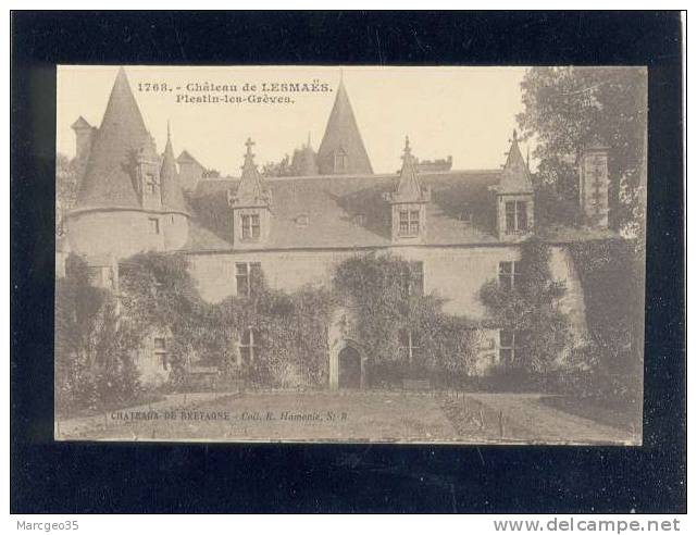 Chateau De Lesmaës Plestin Les Grèves  édit.hamonic N° 1768 Belle Carte - Plestin-les-Greves