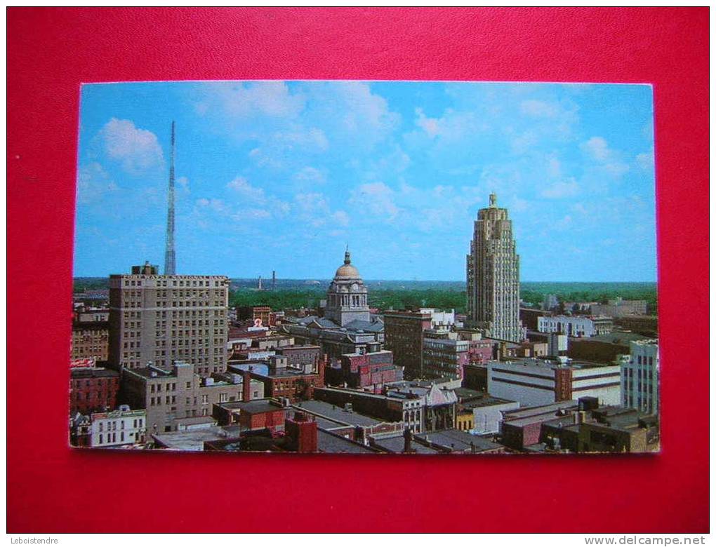 CPSM -ETATS-UNIS :INDIANA -SCENIC VIEW OF DOWNTOWN FORT WAYNE,INDIANA -SHOWING LINCOLN TOWER-CARTE EN BON ETAT - Sonstige & Ohne Zuordnung