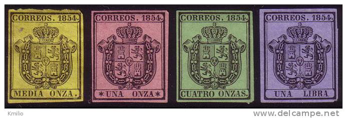 Edifil 28-31(*) Correo Oficial Serie Completa En Nuevo. Catálogo 101 Euros - Unused Stamps