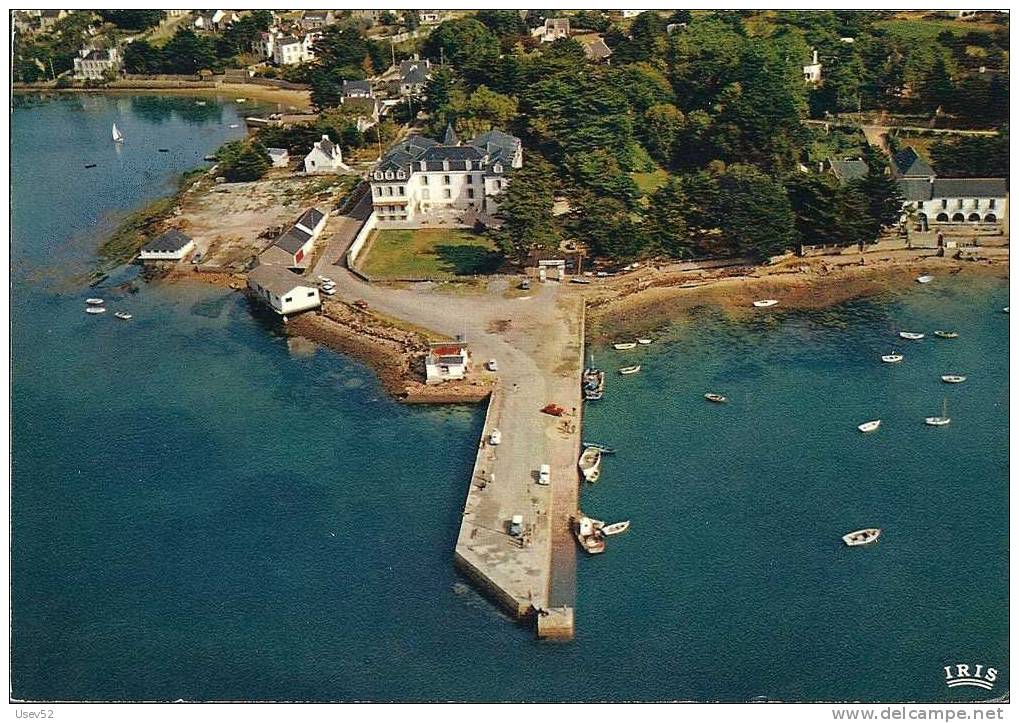 Larmor Baden - La Cale Et Le Port Avec L´Hôtel Du Grand Air Et L´Hôtel Des Iles - Larmor-Plage