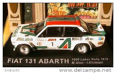 FIAT 131 ABARTH 1000 LAKE RALLY 1979 ALEN KIVIMAKI 1/43 IXO ALTAYA - Ixo