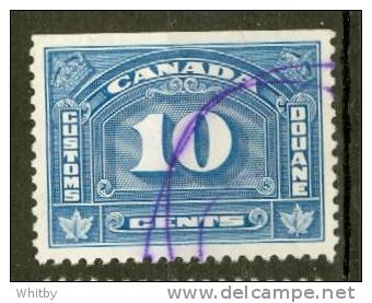 1935 10 Cent Customs Duty Issue #FCD9 - Fiscaux