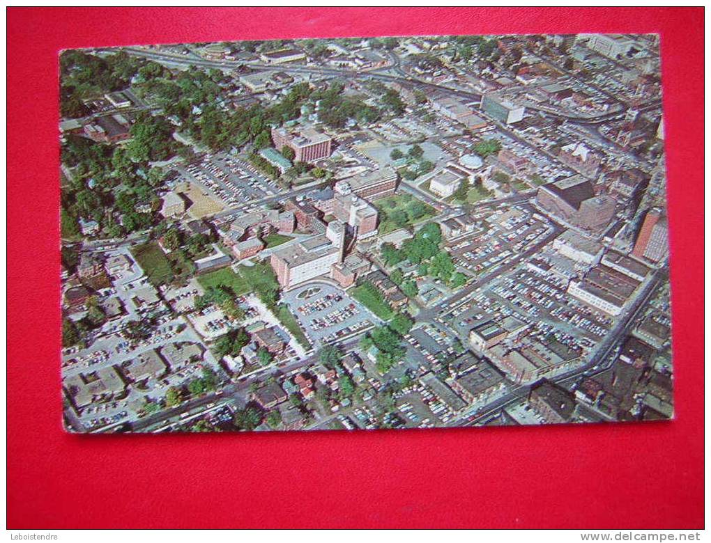 CPSM -ETATS-UNIS -IOWA-DES MOINES IOWA AERIAL VIEW,SHOWING METHODIST HOSPITAL BLANK MEMORIAL - Autres & Non Classés