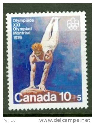 1976 10 + 5 Cent  Gymnastics Semi Postal Issue  #B11 Mint No Gum - Neufs