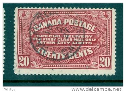 1922 20 Cent Special Delivery Issue  #E2  Hamilton Cancel - Espressi