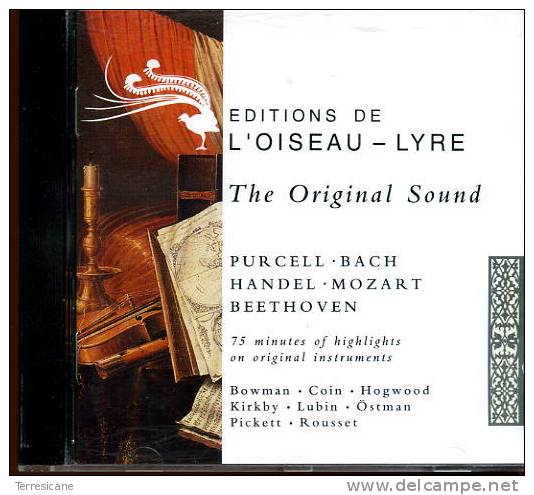 X PURCELL BACH HANDEL MOZART BEETHOVEN ORIGINAL INSTRUMENTS L'OISEAU LYRE - Klassik