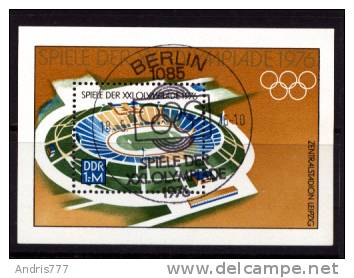 East Germany DDR 1976 Olympic Games Olympische Sommerspiele  Montreal '76 (S/Sh) - Ete 1976: Montréal