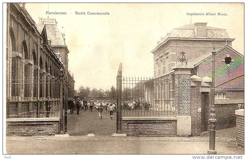 Farciennes :Ecole Communale 1907 - Farciennes